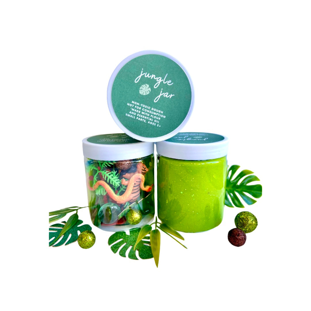 Jungle and Safari Animals Playdough Kit