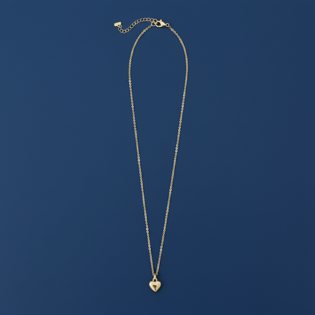 Clean Blue Background Necklace