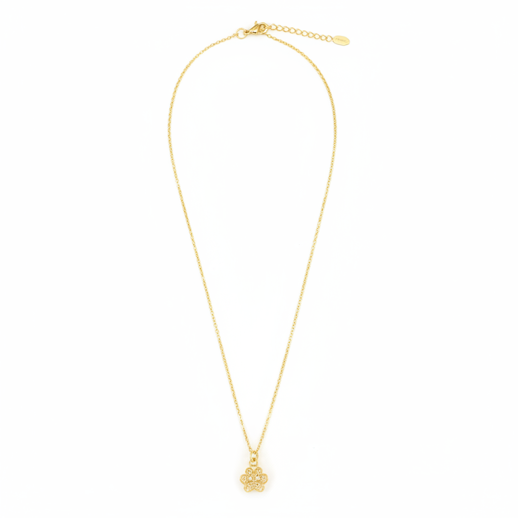 Improved image 0 - gold charm necklace on clean white background